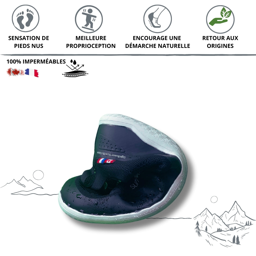 LightRunner® sea to sky - Chaussures minimalistes et imperméables