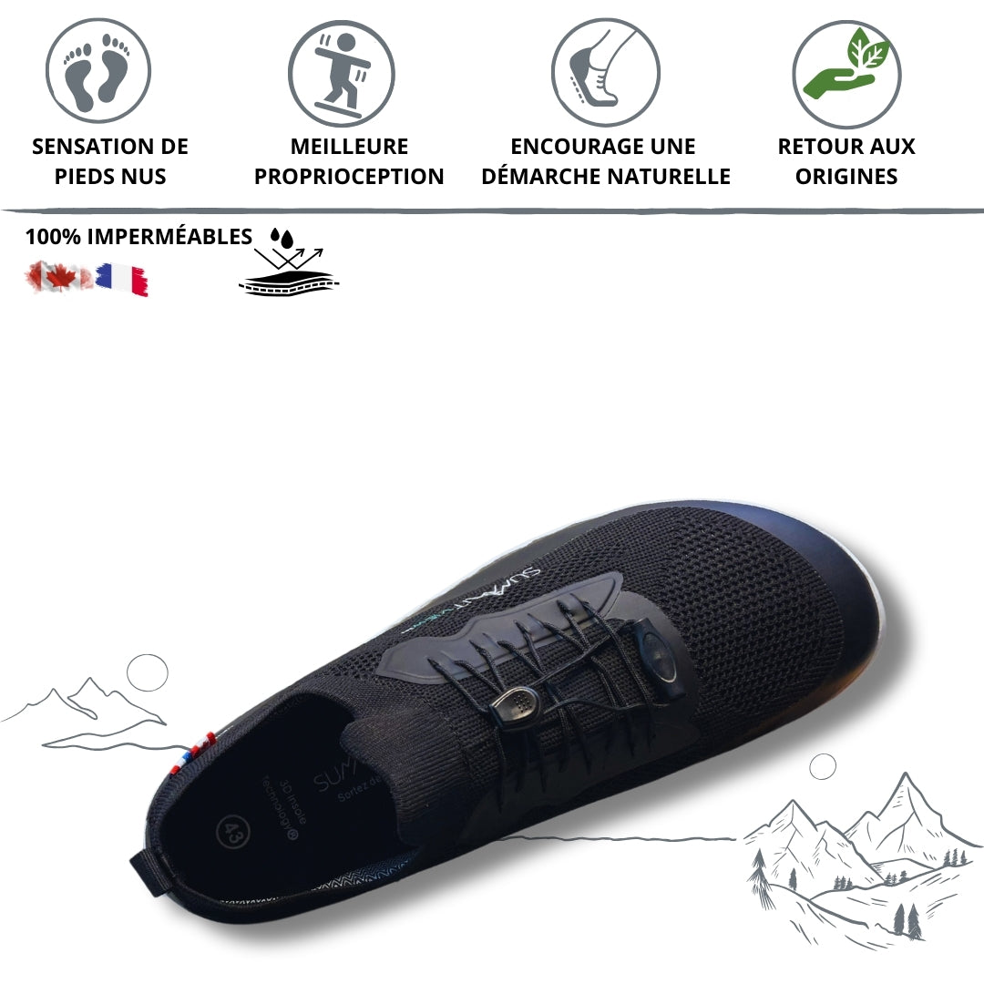 LightRunner® sea to sky - Chaussures minimalistes et imperméables