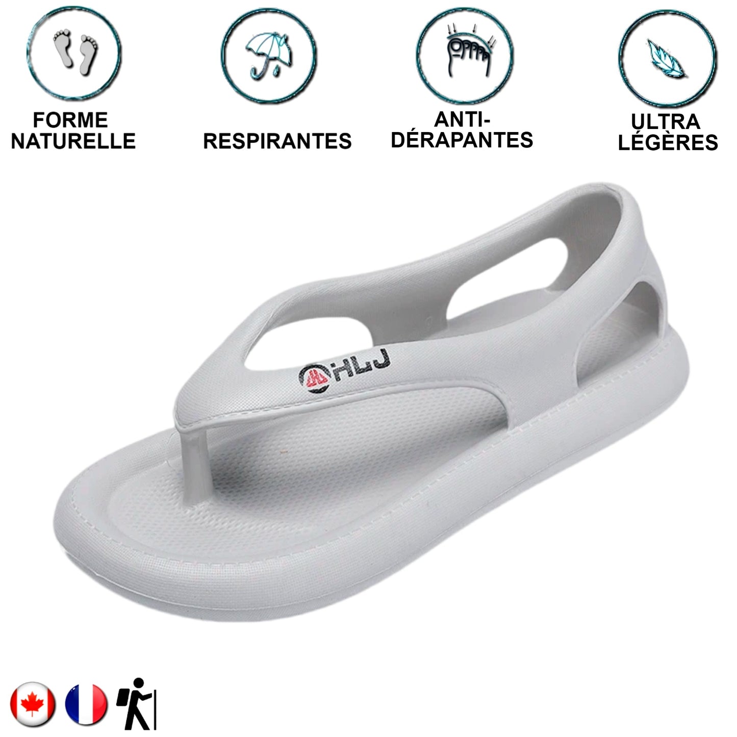 LightSlippers™ Suprêmes | Sandales d'été ultra confortables | VENTE FINALE
