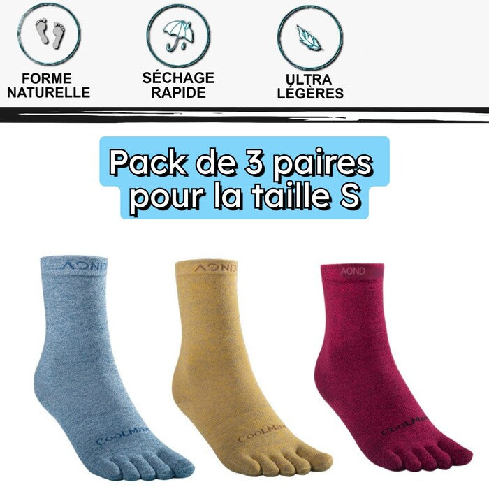 | LightSocks® | Unisex-Zehensocken für aktive Menschen | ENDGÜLTIGER VERKAUF